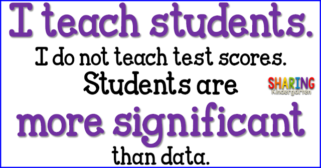 I teach students. I do not teach test scores.