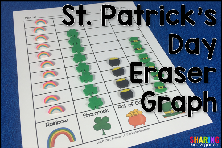 St. Patrick's Day Eraser Graph