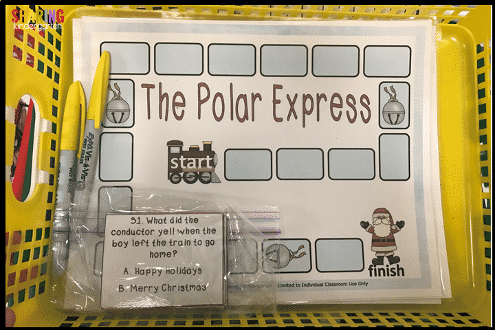 Slide7 The Polar Express Activities for Kindergarten