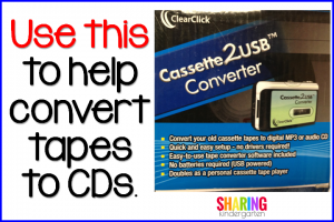 use this to help convert tapes to cds