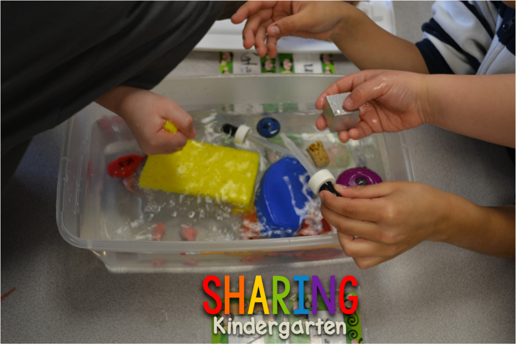 Sink and Float Activities In Kindergarten