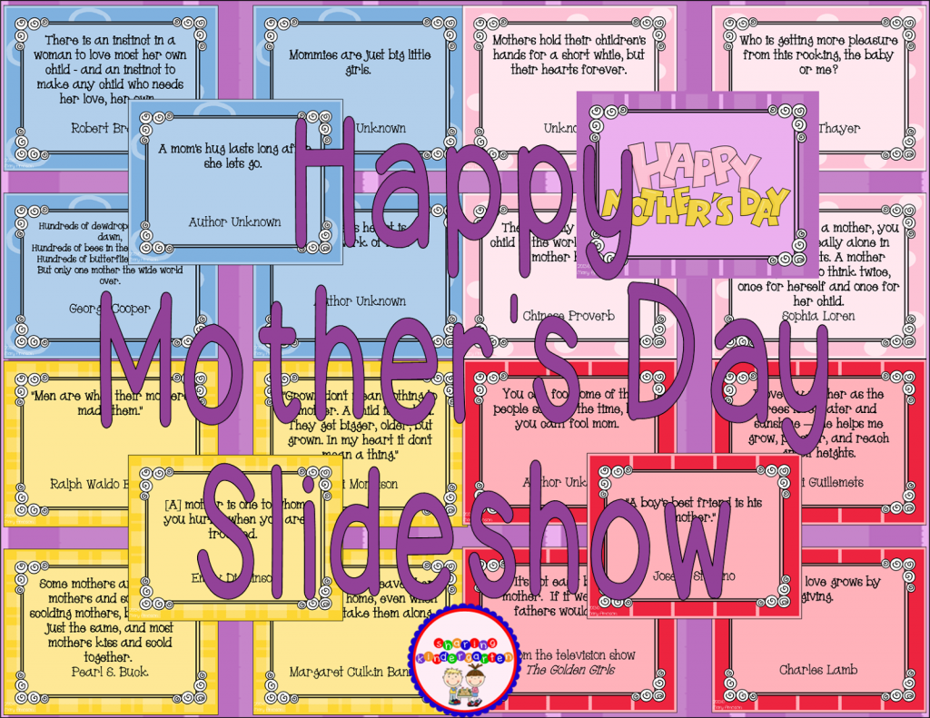 http://www.teacherspayteachers.com/Product/Mothers-Day-Slideshow-Making-Memories-683475
