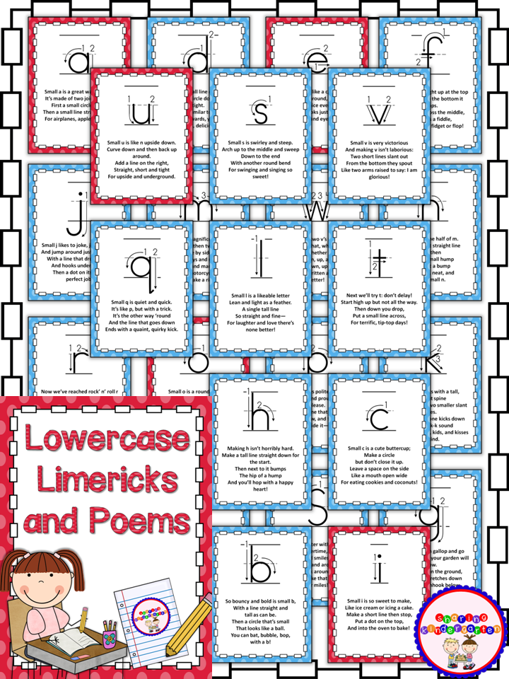 http://www.teacherspayteachers.com/Product/Dr-Jeans-Letter-Limericks-and-Poems-404406