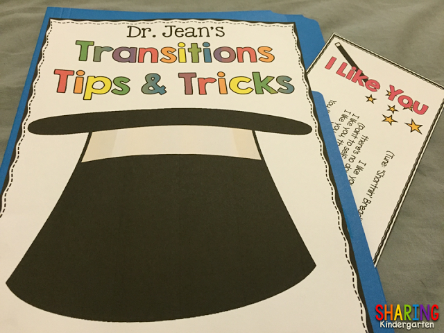 http://www.teacherspayteachers.com/Product/Dr-Jeans-Transition-Tips-Tricks-329963