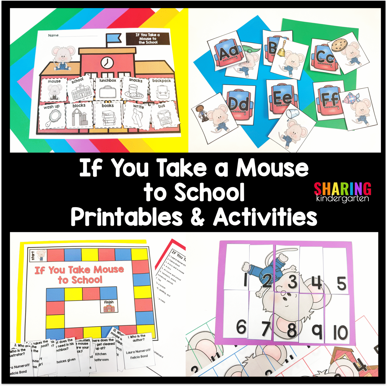 If You Take a Mouse to School Fun Activities and Lesson Plan Ideas ...