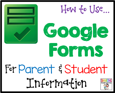 googleforms2 1 Google Forms for Meet the Teacher
