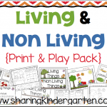 Print & Play with Living and Non-Living Things