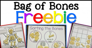 Bag of Bones Learning Activity & Freebie File 