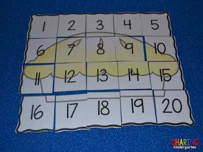 Number Puzzles PERFECT for Kindergarten