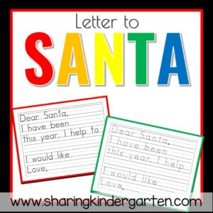 Letter to Santa Freebie