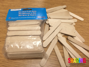 Use these mini sticks to create a SIMPLE ornament your class will love!