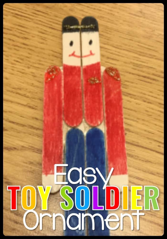 Easy Toy Soldier Ornament
