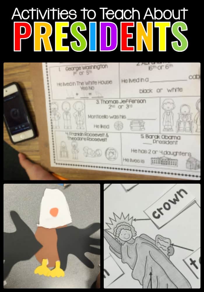 Activities to Teach About President