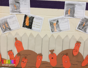 Creepy Carrots Art display
