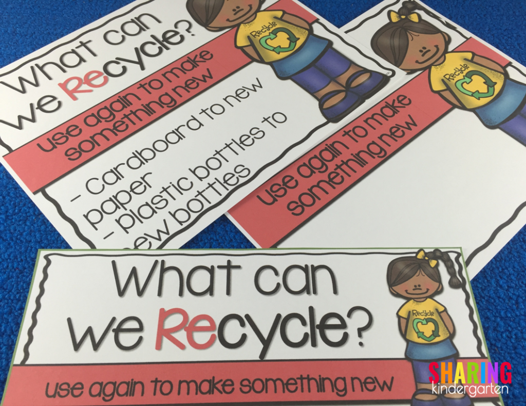 What can we recycle? anchor charts
