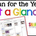 The Year at a Glance with a Kindergarten Phonics Scope and Sequence