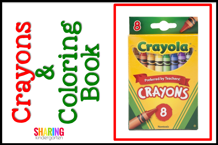 Crayons and Coloring Books for Student Christmas Gifts