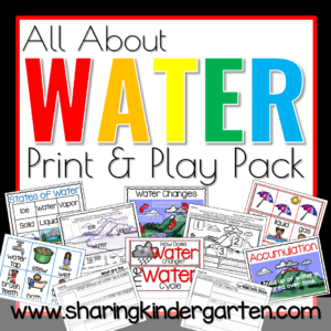 All About Water Print & Play Pack