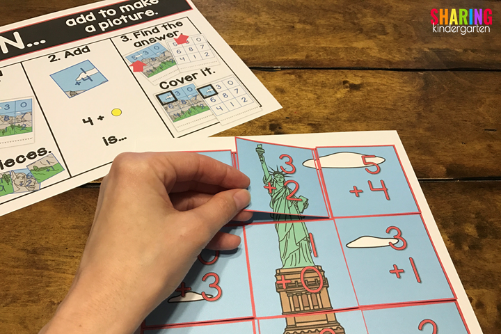 US Symbols Print & Play Pack for Addition