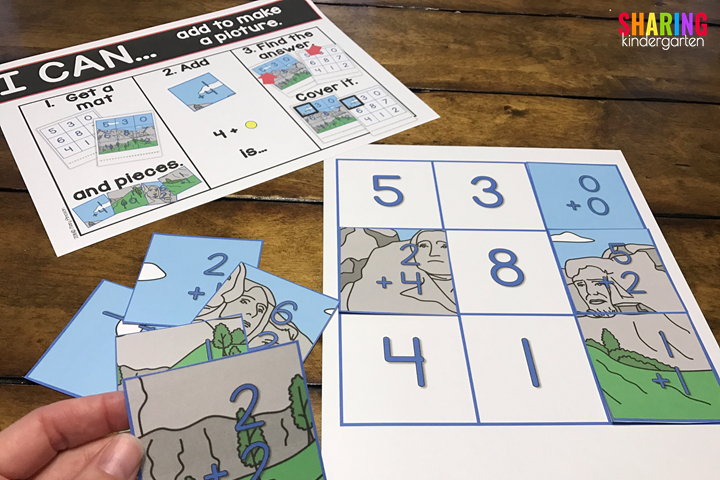 US Symbols Print & Play Pack for Addition