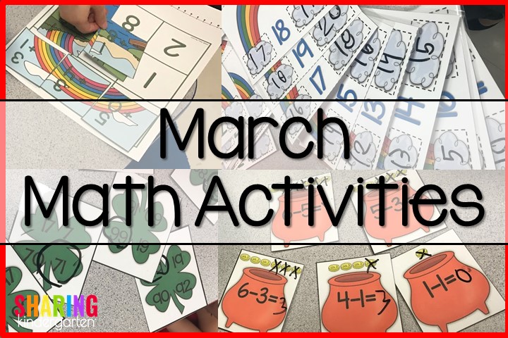 March Math Activities