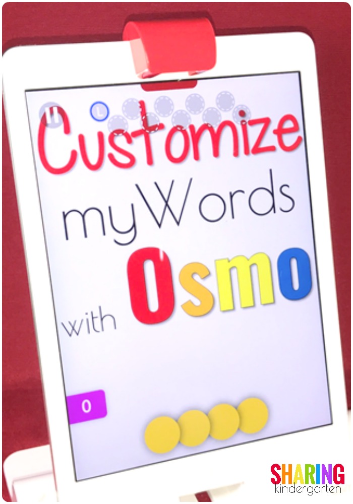 Customize myWords with Osmo