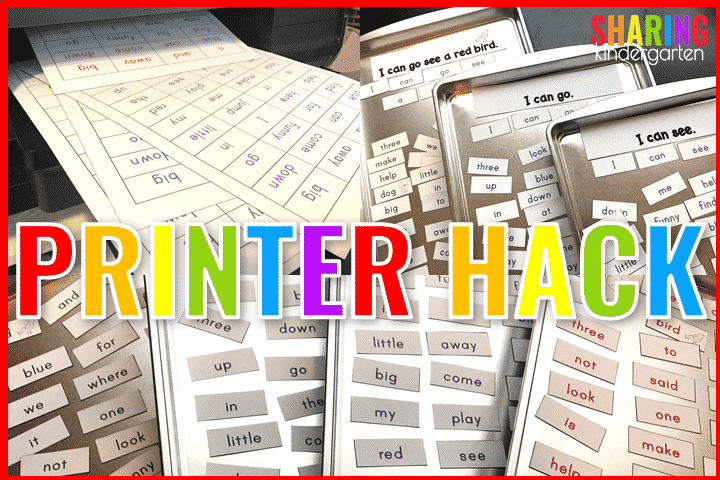 Printer Hack with Printable Magnetic Sheets