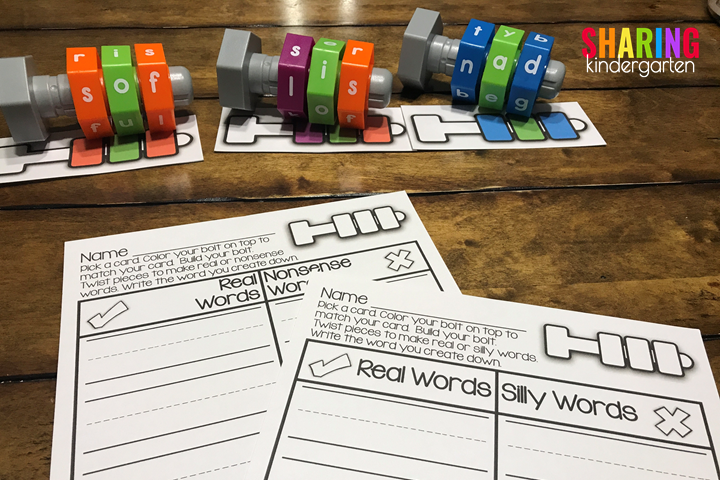 Create real or nonsense words