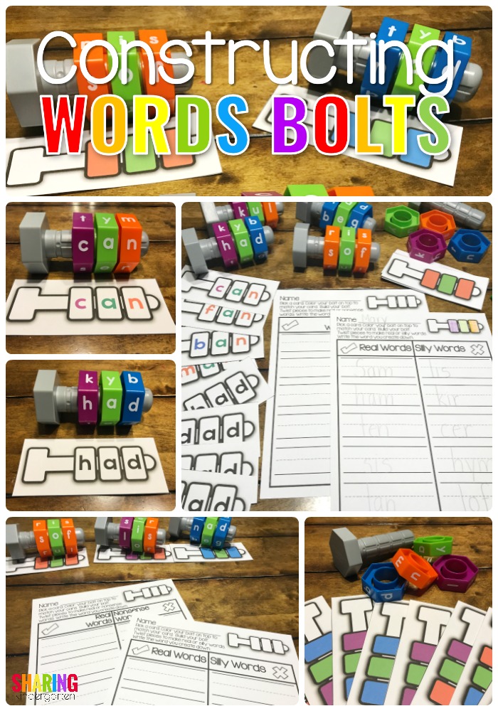 Constructing Words with nuts and bolts