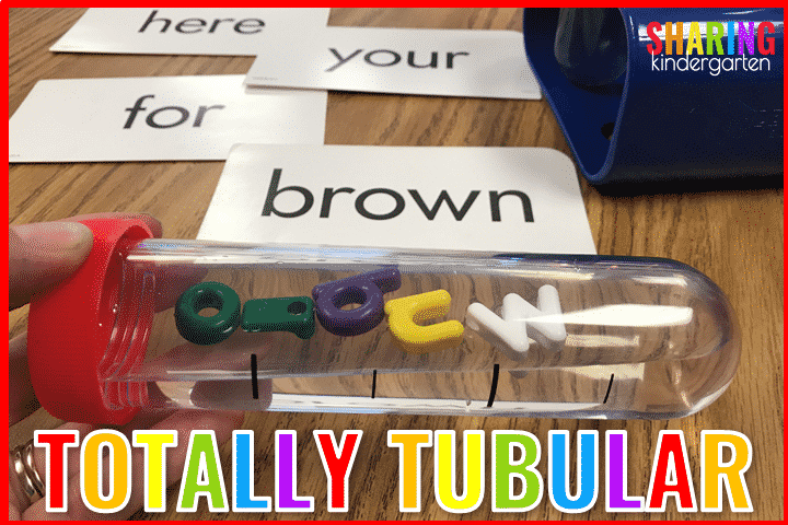 Free Sight Word Activity That is Totally Tubular