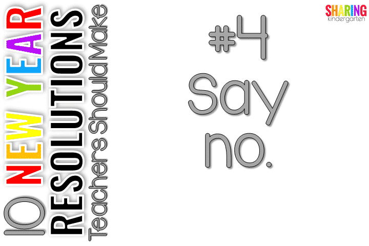 #4 Say no