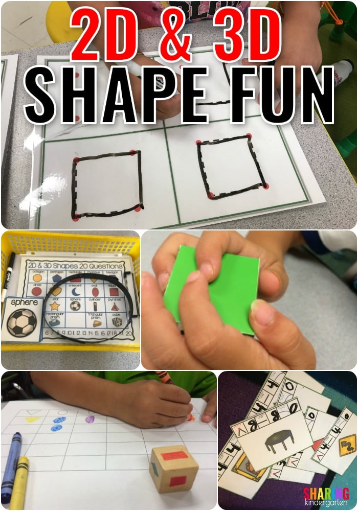 shapes Shape Activities in Kindergarten