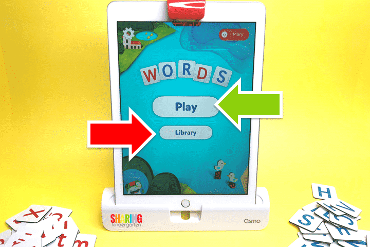 Fry Sight Word Activities on Osmo
