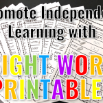 Promote Independent Learning with Sight Words