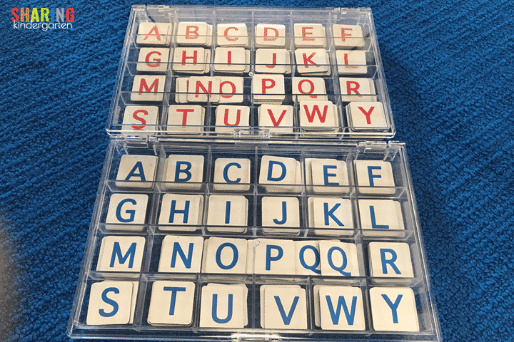 How to organize your letter tiles.