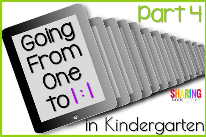 Being 1:1 With Devices in Kindergarten