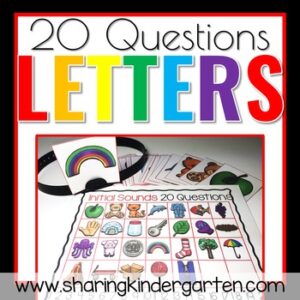 20 Questions Games with Letters