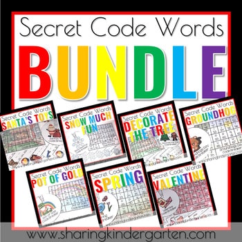 BUNDLE Secret Code Words1 Secret Code Words