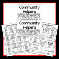 Community Helpers Reader - Sharing Kindergarten