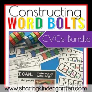 Constructing Word Bolts CVCe