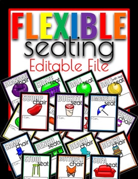 Flexible Seating Choice Board2 Flexible Seating