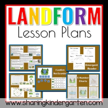 Landform Lesson Plans Plus Landform