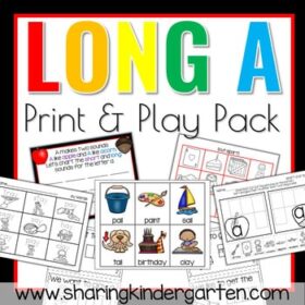 Long A: Long Vowel Pack