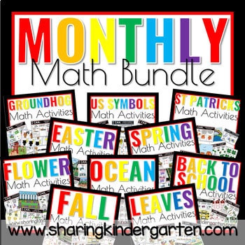 Monthly Math Activities BUNDLE1 Monthly Math Activities BUNDLE