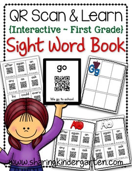 QR Scan Learn Interactive Sight Word Book FIRST GRADE2 QR Scan & Learn Interactive Sight Word Book FIRST GRADE
