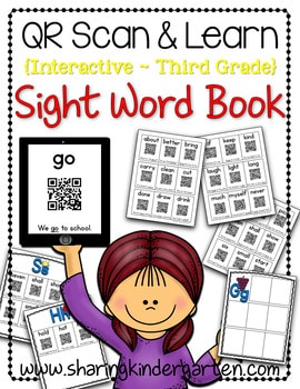 QR Scan Learn Interactive Sight Word Book THIRD GRADE2 Third Grade Sight Word