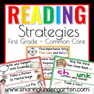 Reading Strategies for 1st Grade Common Core