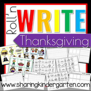Writing Activities: Roll'n Write Thanksgiving