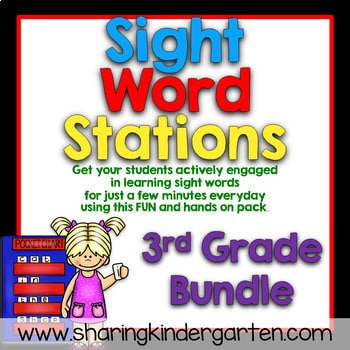 Sight Word Games Stations 3rd GradeBundled1 Sight Word Games