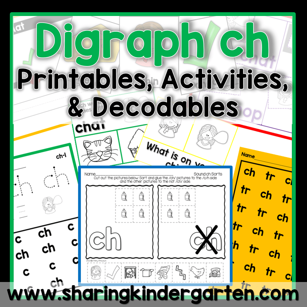 Slide1 13 Digraph Activities CH Printables and Activities Consonant Digraph CH